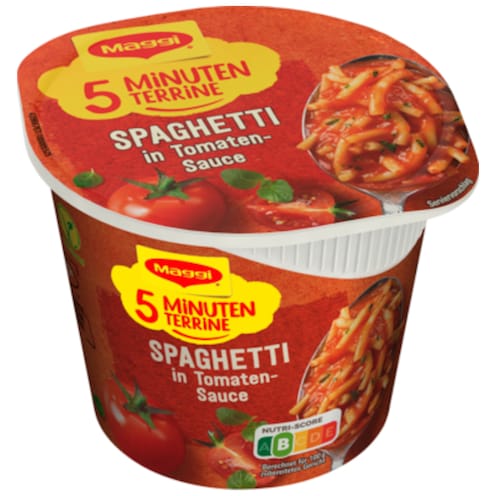 Maggi 5 Minuten Terrine Spaghetti in Tomatensauce 60 g
