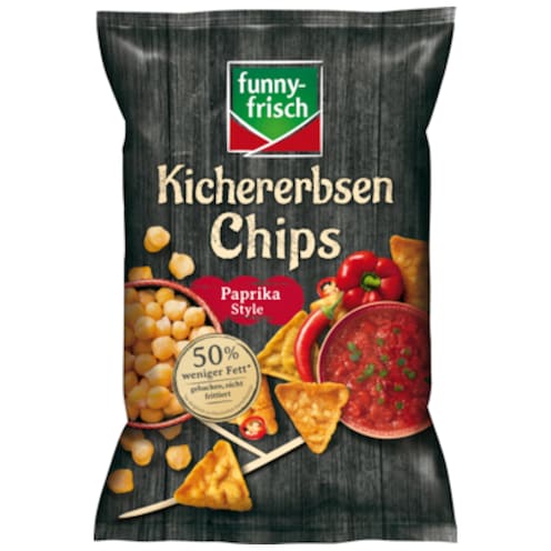 funny-frisch Kichererbsen Chips Paprika Style 80 g