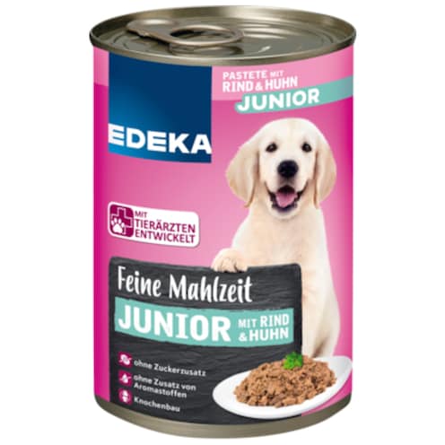 EDEKA Feine Mahlzeit Junior mit Rind & Huhn 400 g