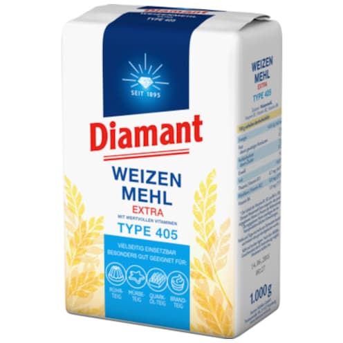 Diamant Weizenmehl Extra Type 405 1 kg