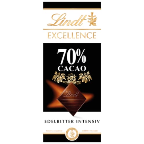 Lindt Excellence 70 %  Edelbitter Intensiv 100 g