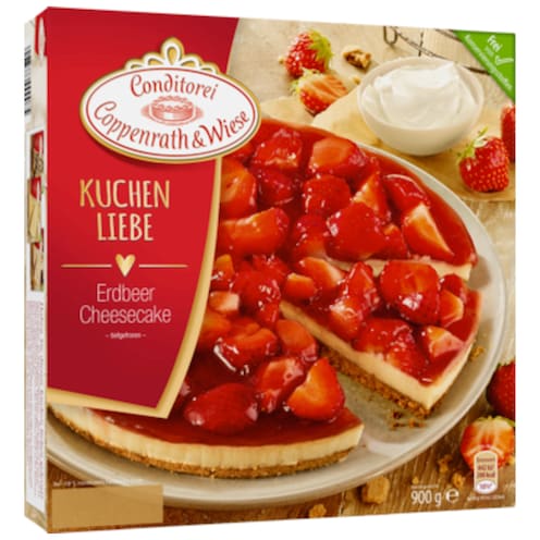 Conditorei Coppenrath & Wiese Kuchen Liebe Erdbeer Cheesecake 900 g