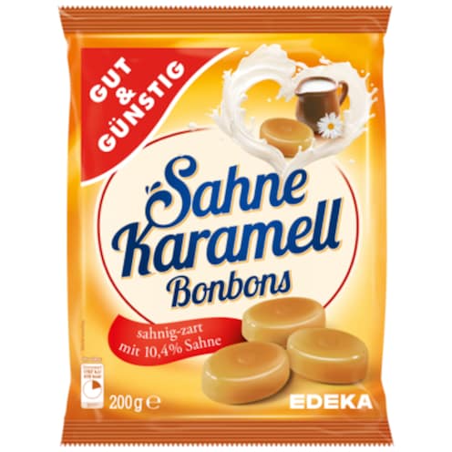 GUT&GÜNSTIG Sahne-Karamell-Bonbons 200 g