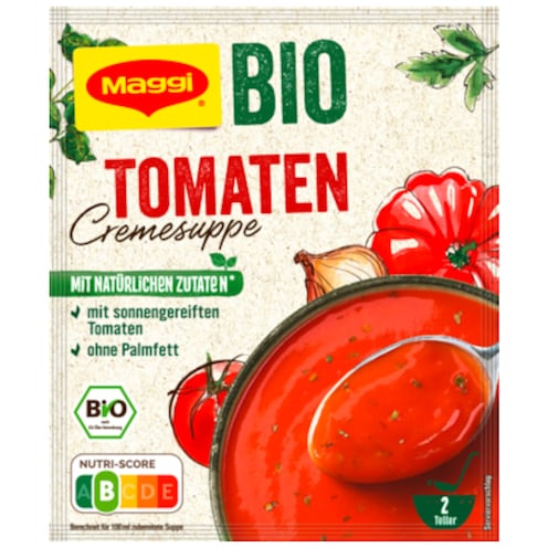 Maggi Bio Tomaten Cremesuppe für 500 ml 18 x 48,5 g