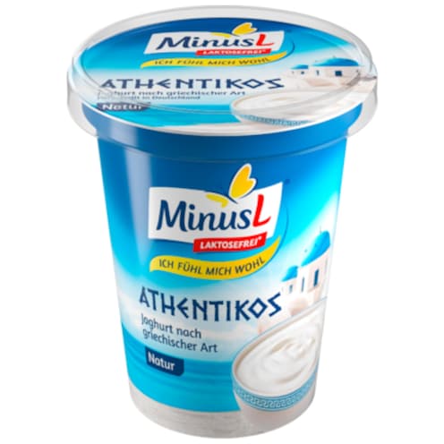 MinusL Laktosefrei Athentikos Joghurt nach griechischer Art Natur 400 g