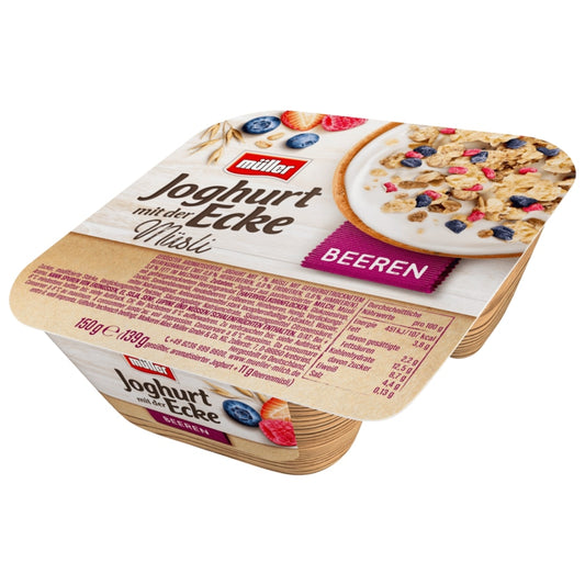 müller Joghurt mit der Ecke Beeren-Müsli 3,8 % Fett 150 g