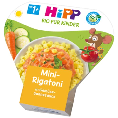 HiPP Bio Mini-Rigatoni in Gemüse-Sahnesauce ab 1 Jahr 250 g