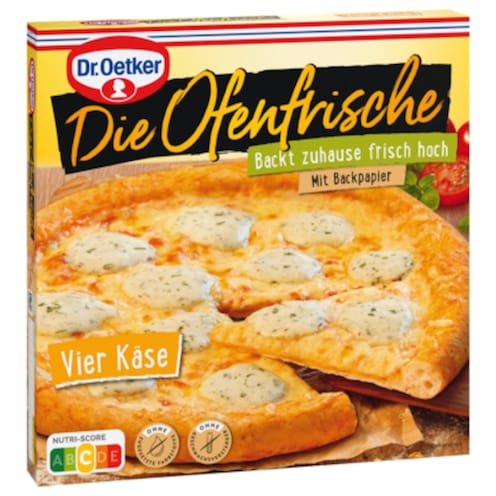 Dr.Oetker Die Ofenfrische Pizza Vier-Käse 410 g
