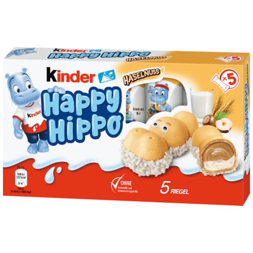Ferrero Kinder Happy Hippo Nuss 5 x 20,7 g