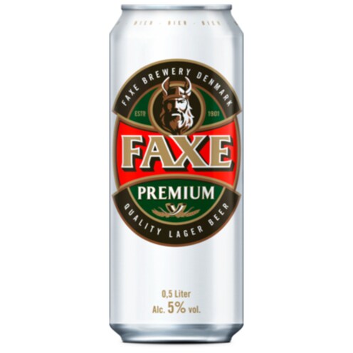 Faxe Premium Quality Lager Beer 0,5 l