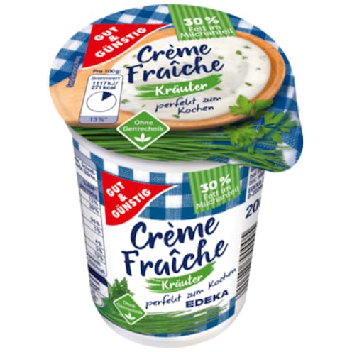 GUT&GÜNSTIG Crème Fraîche Kräuter 200 g