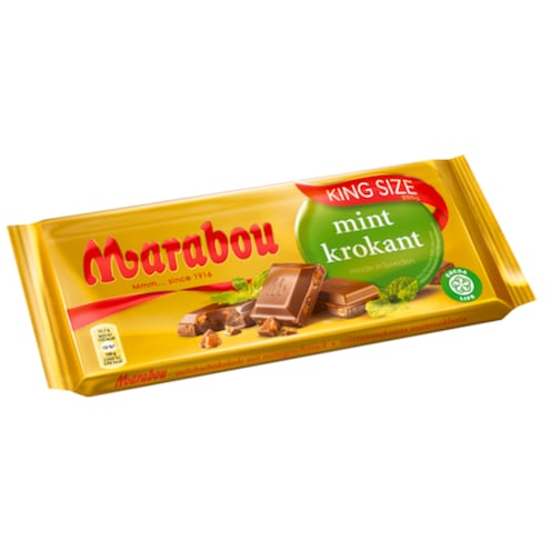 Marabou Tafel Mint Krokant 250 g