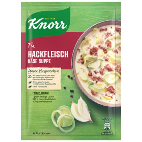 Knorr Fix Hackfleisch Käse-Suppe für 4 Portionen