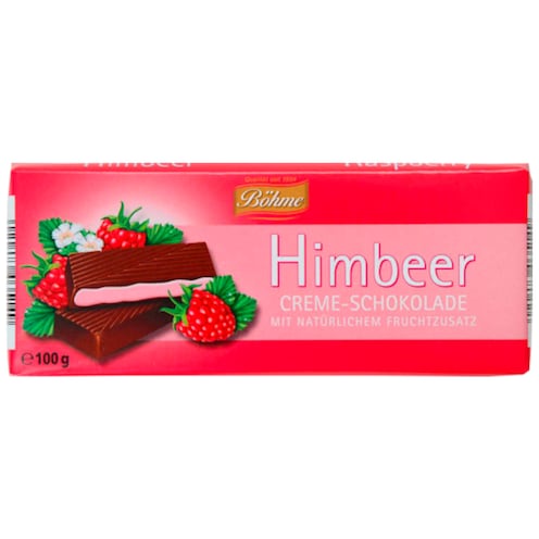 Böhme Himbeer Creme-Schokolade 100 g
