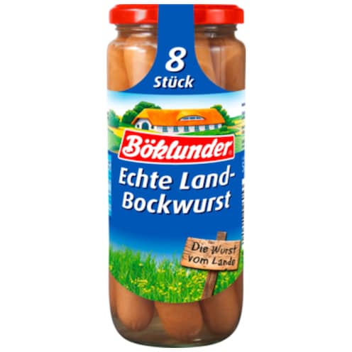 Böklunder Echte Land-Bockwurst 8 Würstchen - 550 g