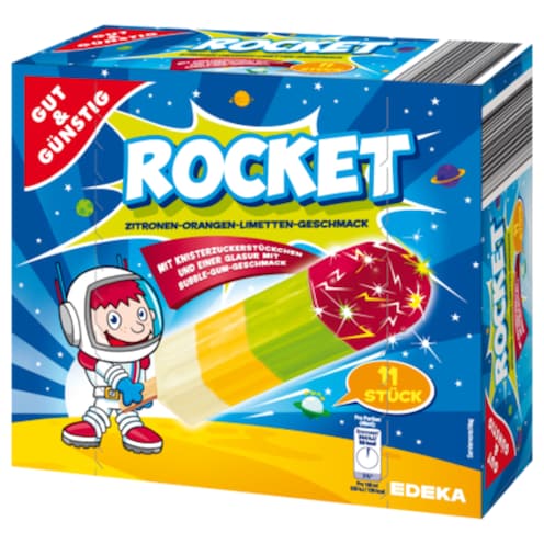GUT&GÜNSTIG Rocket-Eis, 11 Stück 506 ml