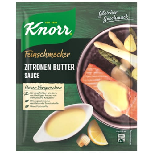 Knorr Feinschmecker Zitronen Butter Sauce für 250 ml