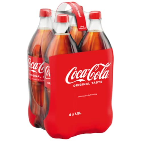Coca-Cola Original Taste - 4-Pack 4 x 1,5 l