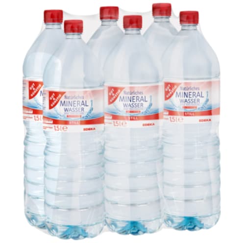 GUT&GÜNSTIG Mineralwasser still 6x1,5 l