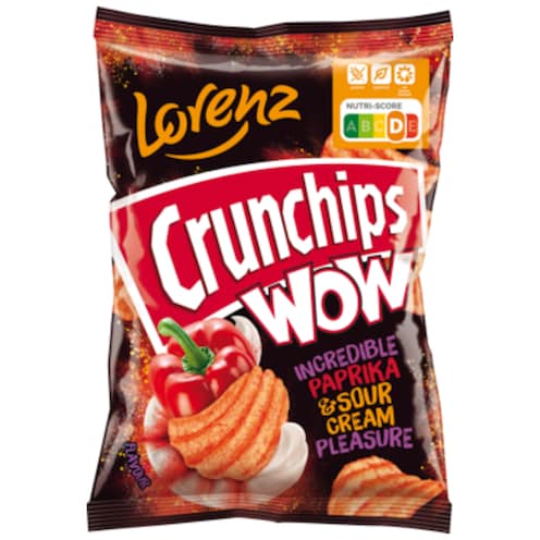 Lorenz Crunchips Wow Paprika & Sour Cream 110 g