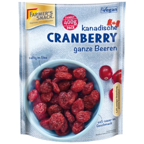 Farmer's Snack Cranberries 400 g