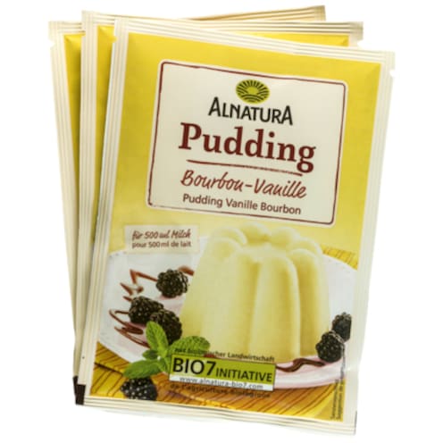 Alnatura Bio Vanillepudding - 3-Pack 3 x 40 g