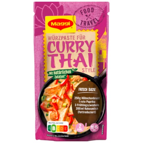 Maggi Food Travel Würzpaste Curry Thai Style 65 g