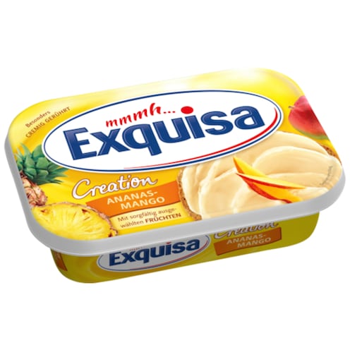 Exquisa Creation Ananas-Mango Frischkäse 50 % Fett i. Tr. 200 g