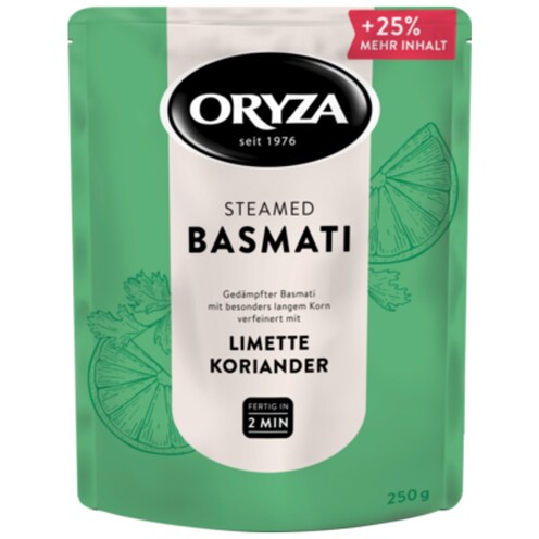 ORYZA Steamed Basmati Limette & Koriander 250 g