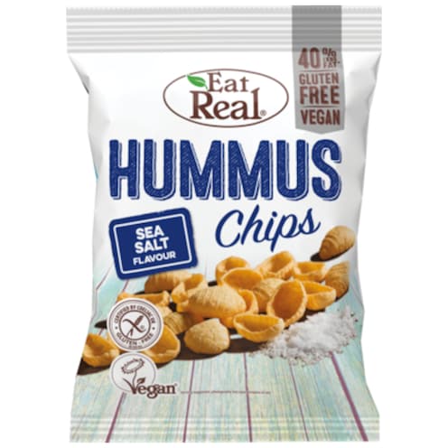 Eat Real Hummus Sea Salt Chips 135 g