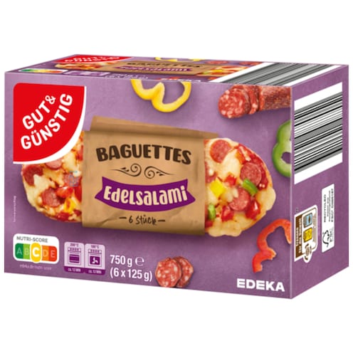 GUT&GÜNSTIG Baguettes Edelsalami 750 g