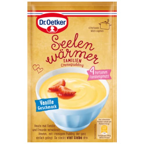 Dr.Oetker Seelenwärmer Familien-Cremepudding Vanille-Geschmack 75 g