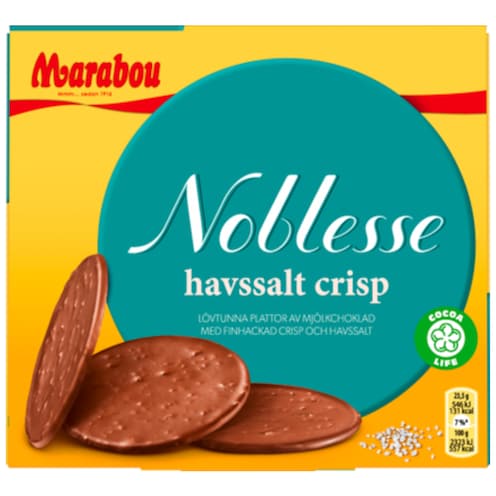 Marabou Noblesse Sea Salt Crisp 150 g