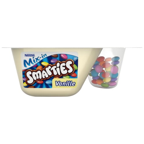 Nestlé Mix-in Smarties & Vanillejoghurt 3,5 % Fett 120 g