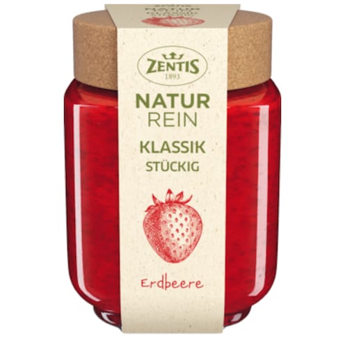 Zentis Naturrein Klassik Fruchtaufstrich Erdbeere 200 g