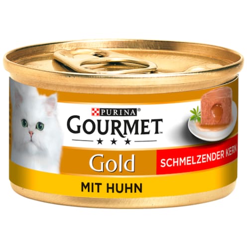 Purina Gourmet Gold Schmelzender Kern mit Huhn 85 g