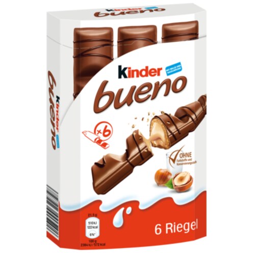 Ferrero kinder bueno 6 Riegel