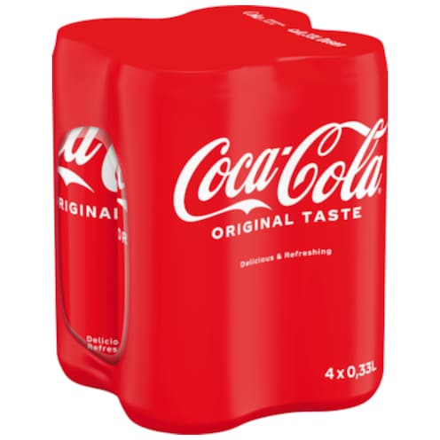 Coca-Cola Original Taste 4 x 0,33 l Dose