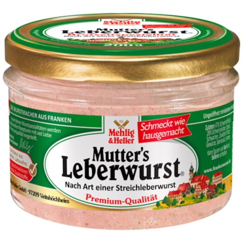 Mehlig&Heller Mutter's Leberwurst 200 g