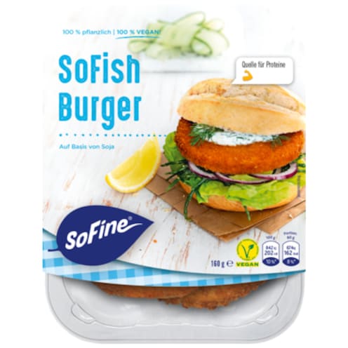 SoFine SoFish Burger 2 x 80 g