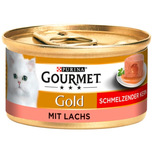 Purina Gourmet Gold Schmelzender Kern mit Lachs 85 g