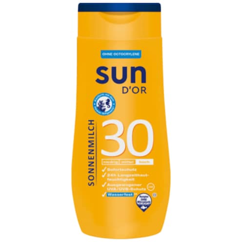 sun D'OR Sonnenmilch LSF 30 hoch 250 ml