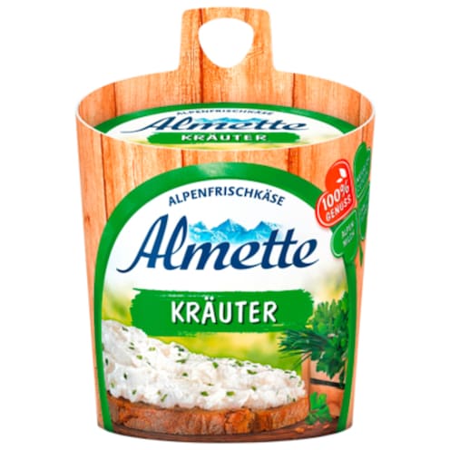 Almette Alpenfrischkäse Kräuter Doppelrahmstufe 150 g
