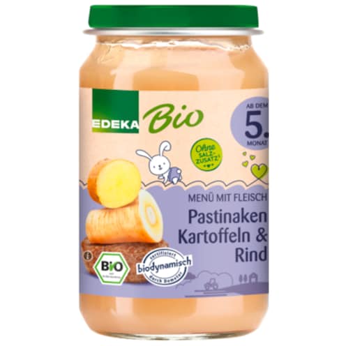 EDEKA Bio Pastinaken Kartoffeln & Rind 190 g
