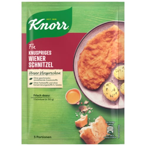 Knorr Fix Knuspriges Wiener Schnitzel für 3 Portionen