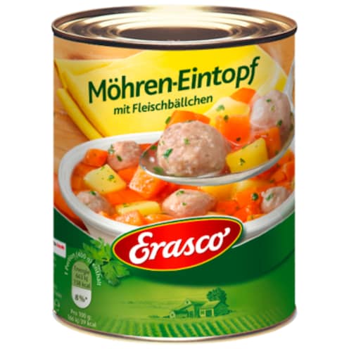 Erasco Möhren-Eintopf mit Fleischbällchen 800 g