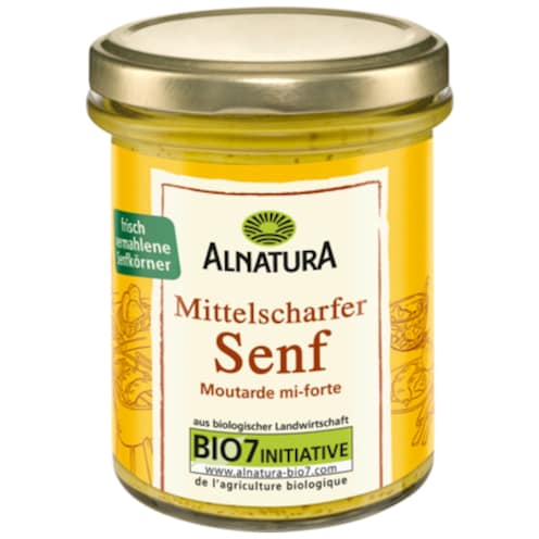 Alnatura Bio Delikatess-Senf mittelscharf 200 g