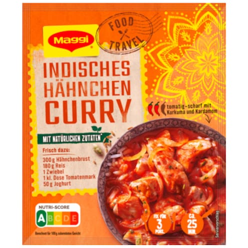 Maggi Fix Indisches Hähnchen Curry für 3 Portionen