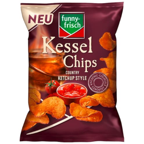 funny-frisch Kessel Chips Country Ketchup Style 120 g