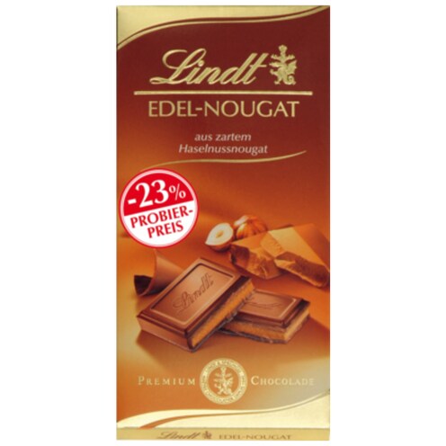 Lindt Edel-Nougat Schokolade 100 g